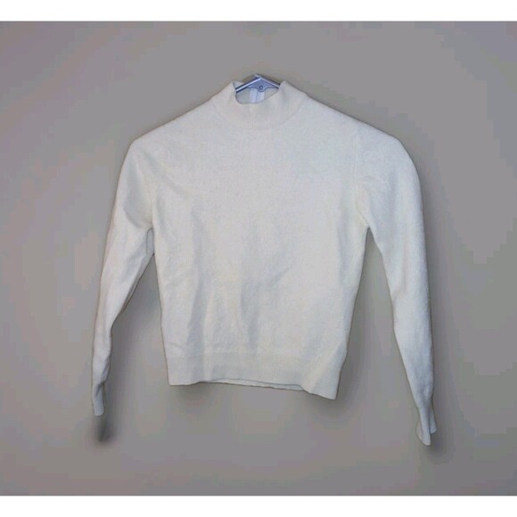 Cashmere By Pringle Sweater Made In Scotland Womens Size 36/92 Fits 28×16 Yellow - Picture 1 of 14